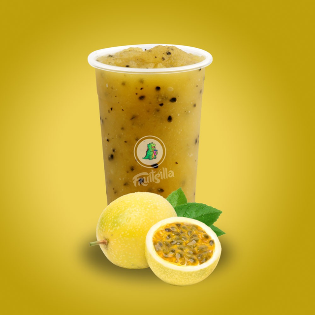 Passion Fruit Slushy.
