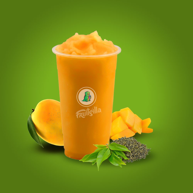 Mango Tea Slushy.