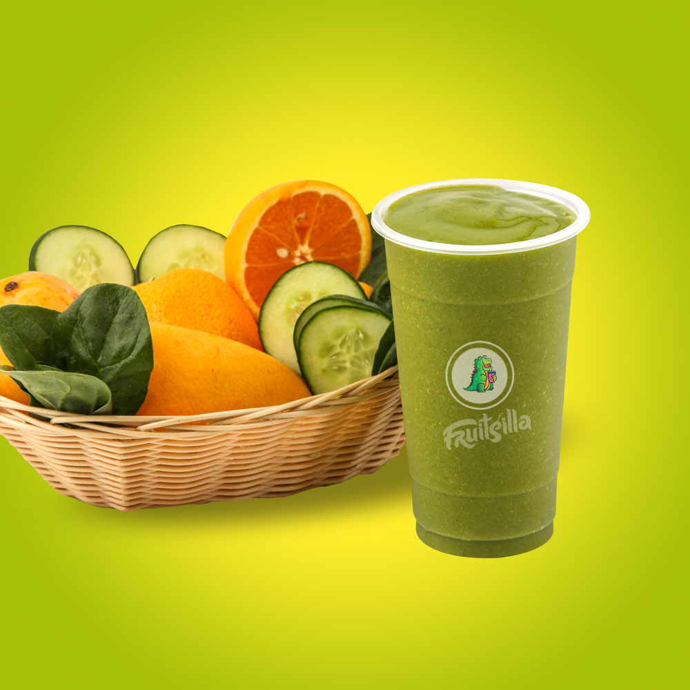 SUNNY OASIS - MANGO, ORANGE, CUCUMBER, SPINACH