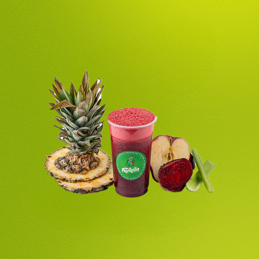 RED BLAZE REBOOT - RED APPLE, PINEAPPLE, CELERY, BEETROOT, GINGER
