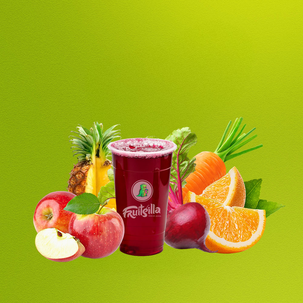 ORANGE, APPLE, PINEAPPLE, CARROT, BEETROOT, CELERY